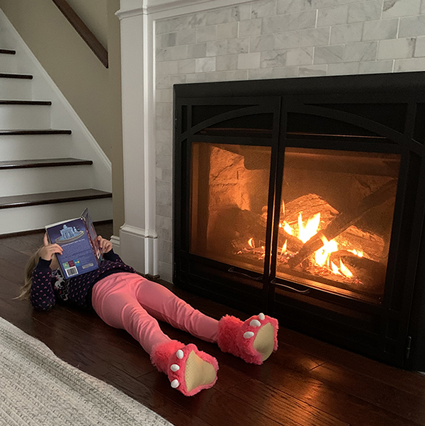 father and daughter cook using propane gas from francis oil in brookneal virginia