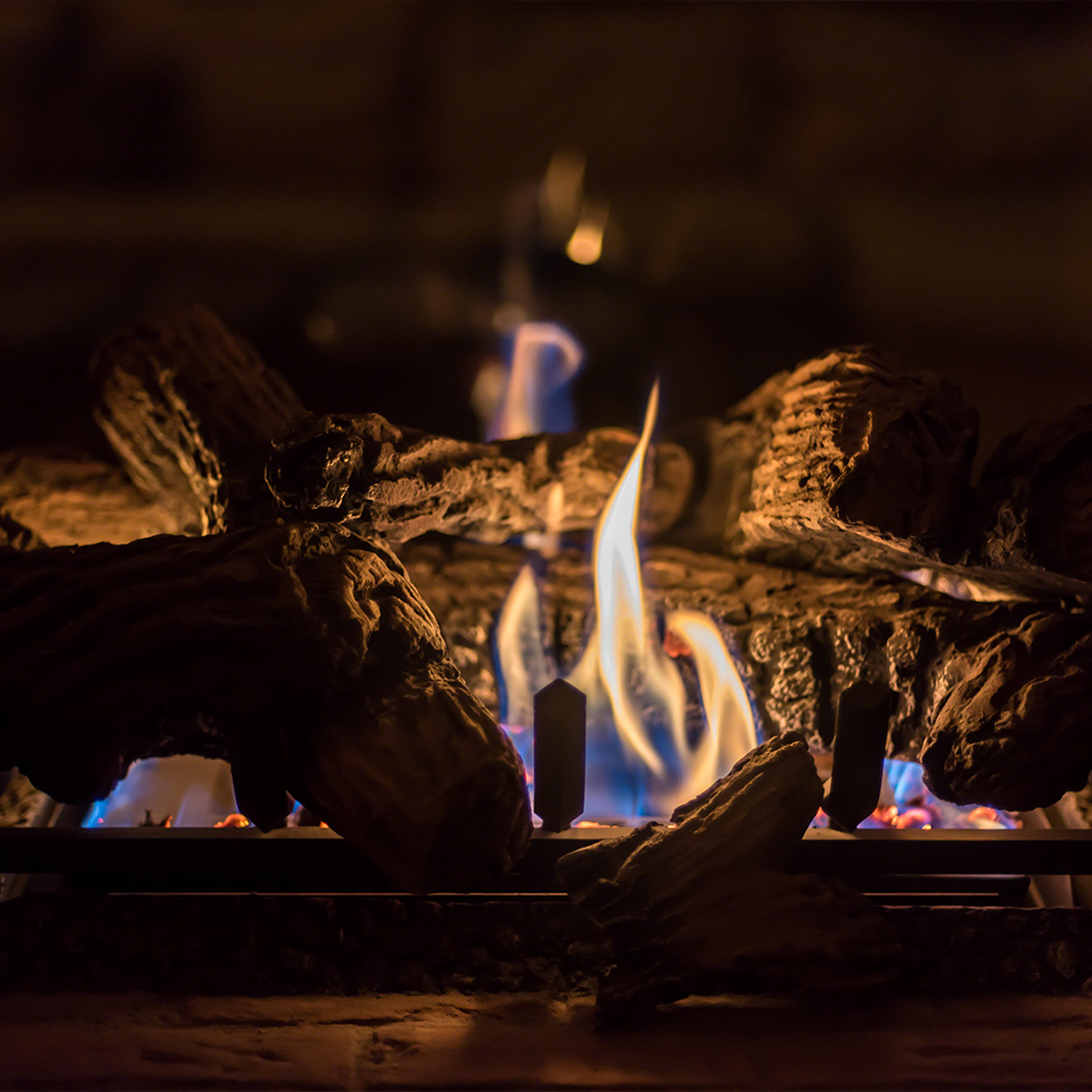gas heaters and logs